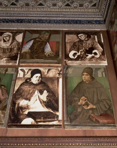Lo Studio di Federico da Montefeltro, Duca di Urbino da Joos van Gent